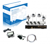 Kit vidéo-surveillance WIFI 8 caméras Full-HD (2Mp) 1920x1080 - extérieur