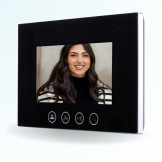 Ecran 7 pouces coloris noir pour interphone vidéo 4 fils VIZIGUARD