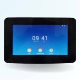 Station intérieure connectée 7" TUYA coloris noir pour interphone vidéo 2 Fils