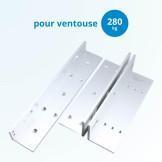 Equerre de fixation en Z pour ventouses électromagnétiques 280 kg