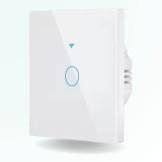 Interrupteur tactile connecté design WIFI RF 433 MHz - 1 bouton