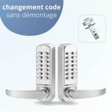 Serrure à code mécanique BT208 avec changement du code sans démontage