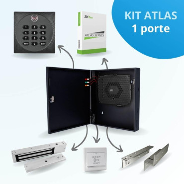 Contrôle d'accès centralisé avec serveur WEB intégré pour 1 porte