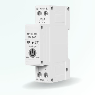 Télérupteur connectée Wi-Fi 63A avec mesure de consommation