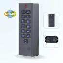 Clavier de contrôle d'accès sans fil S7 étanche à codes et badges RFID MIFARE