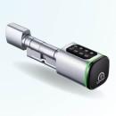 Cylindre électronique de serrure connecté LOCKY-10 CODE à code et badge RFID MIFARE