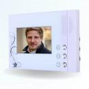  Station intérieure 4.3" coloris blanc pour interphone vidéo 4 Fils