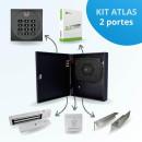 Kit complet de contrôle d'accès ZK ATLAS avec Serveur WEB - 2 portes