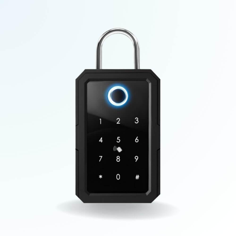 Boitier à clé connecté LOCKY BOX - Code, Badge, Bluetooth, Empreinte  digitale - En option: wifi - BT Security