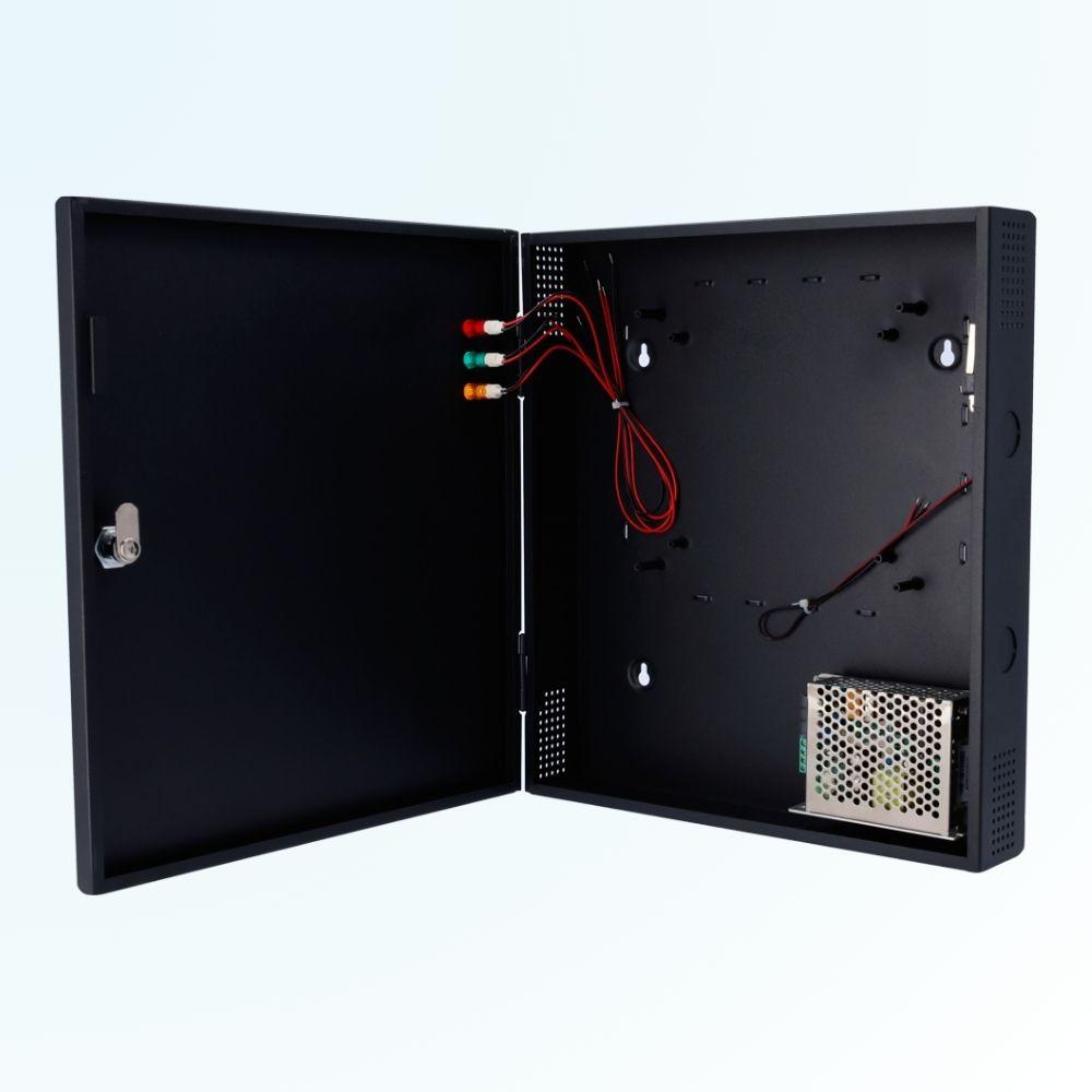 Boitier avec alimentation et emplacement batterie de secours pour carte ZKTeco ATLAS-160, ATLAS-260 ou ATLAS-460