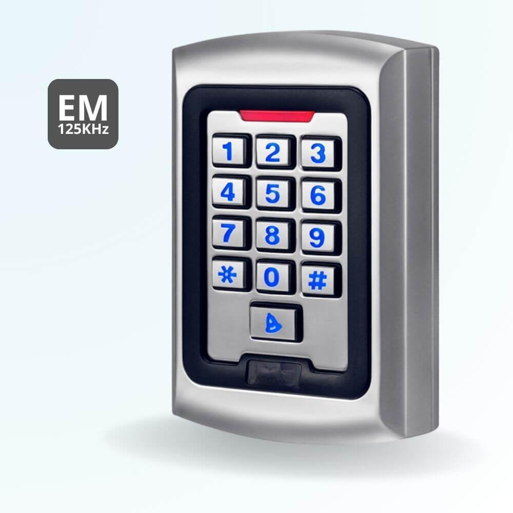 Clavier de contrôle d'accès à code et badge étanche S5 MIFARE