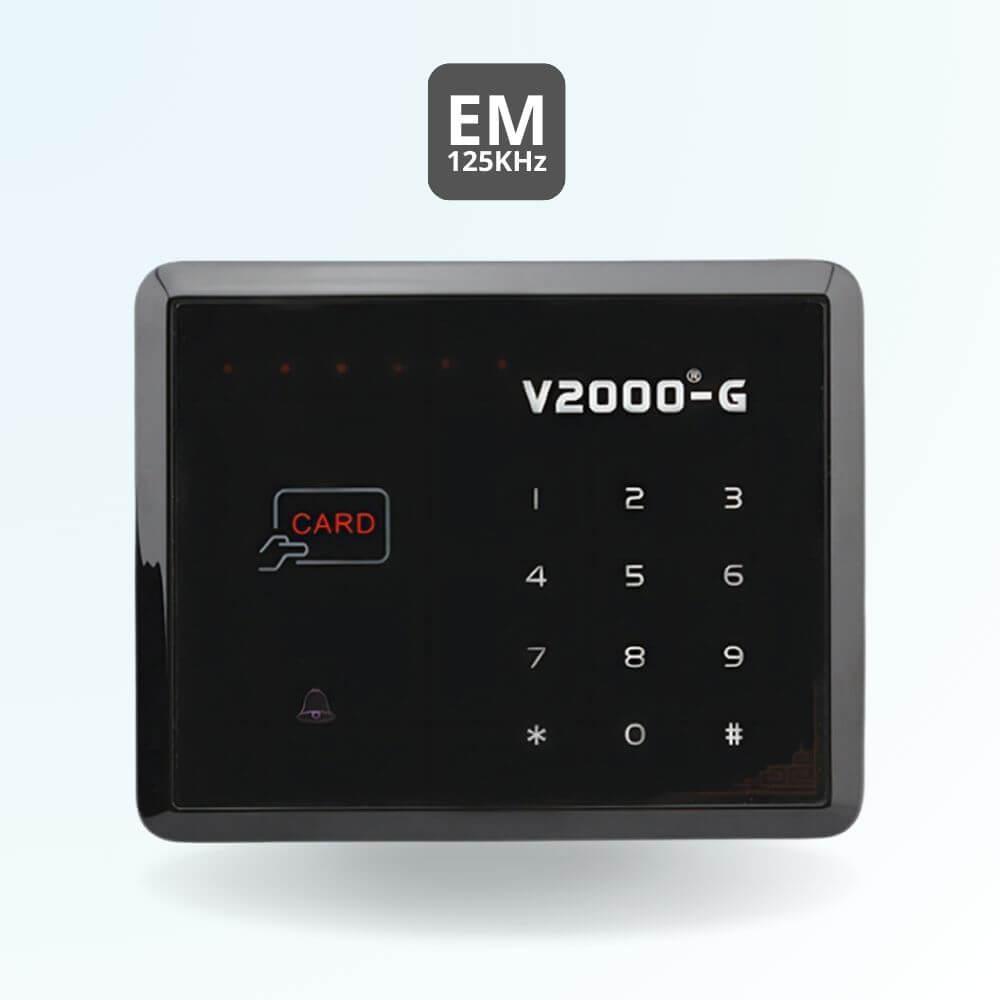 Clavier tactile autonome à code et badges EM