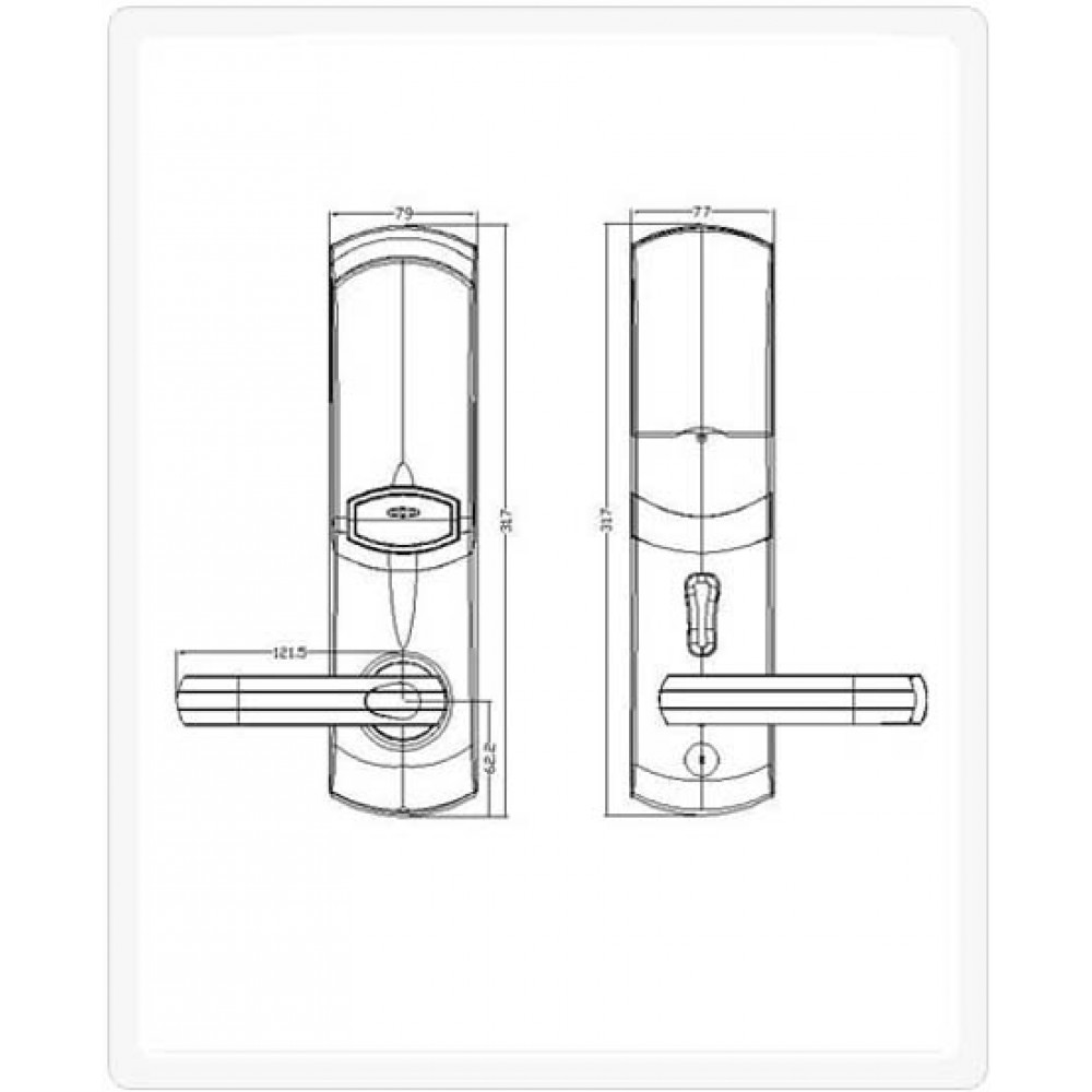 Dimension serrure Craftman