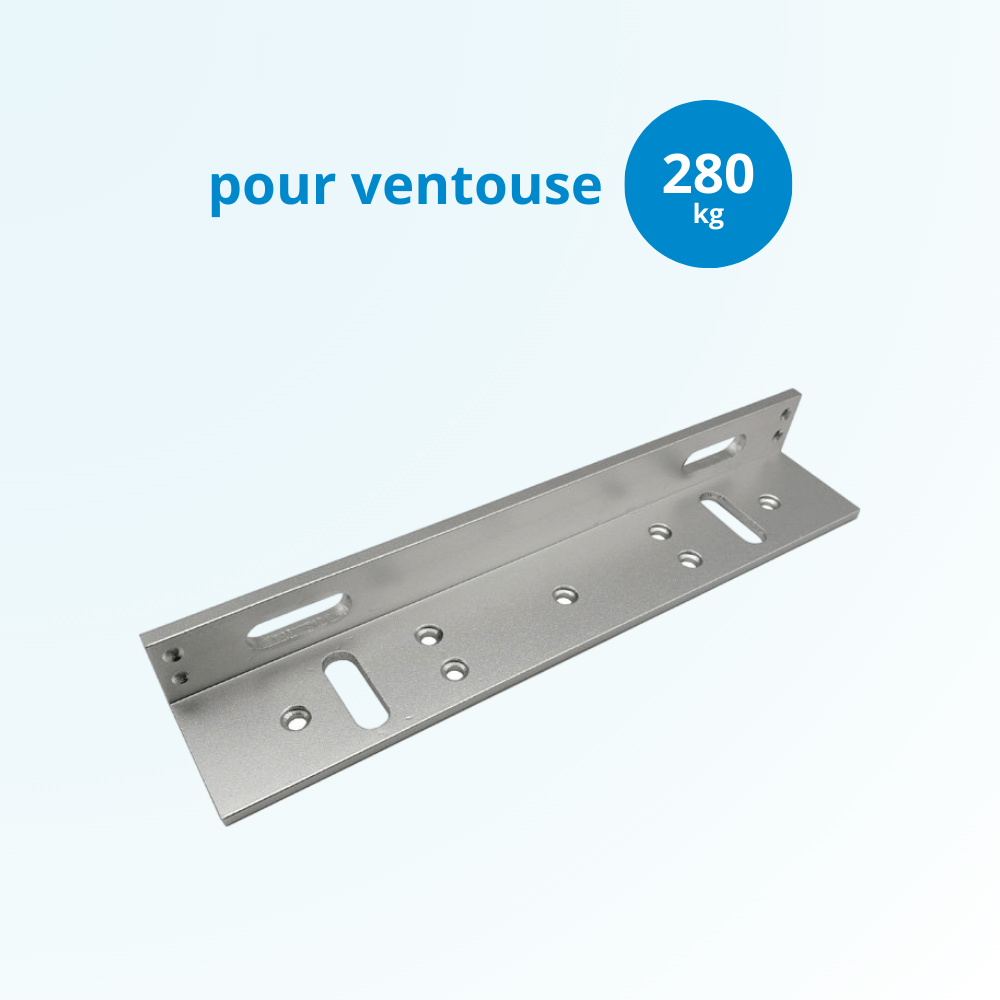 Equerre de fixation en ZL pour ventouses électromagnétiques 280kg