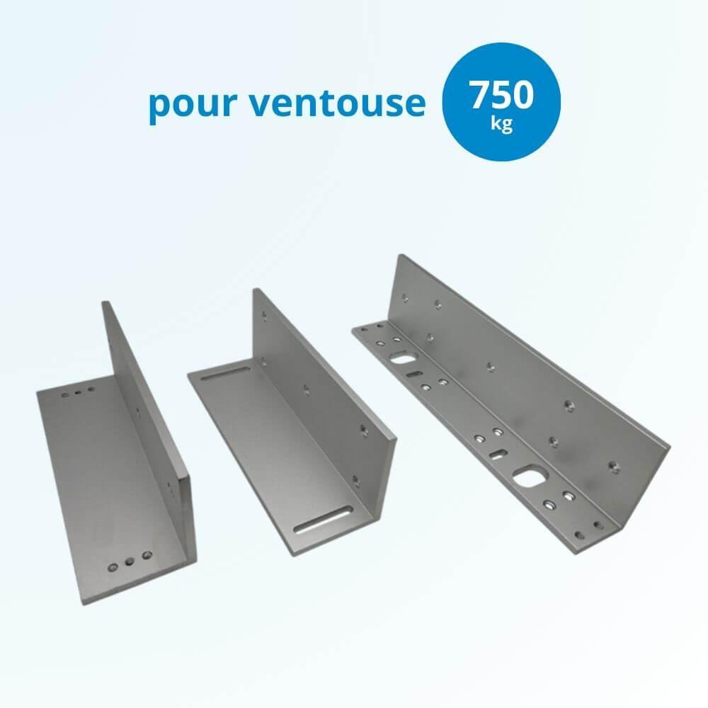 Equerre de fixation en Z pour ventouses électromagnétiques 750 kg