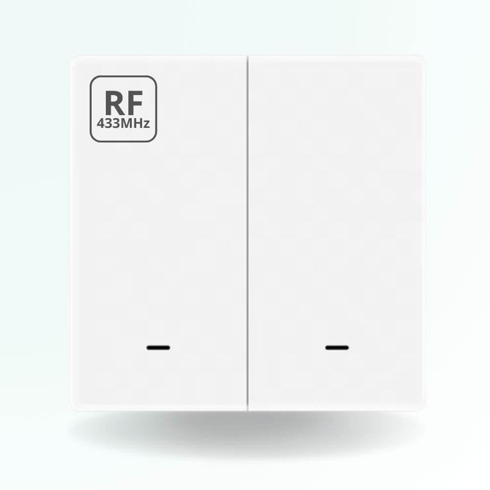 Interrupteur sans fil RF 433 MHz 2 boutons