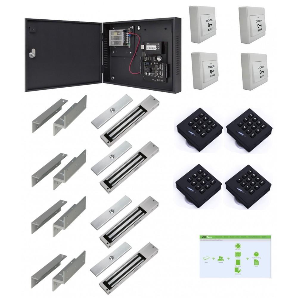 kit-complet-de-contr-le-d-acc-s-r-seau-code-et-badge-4-portes-bt