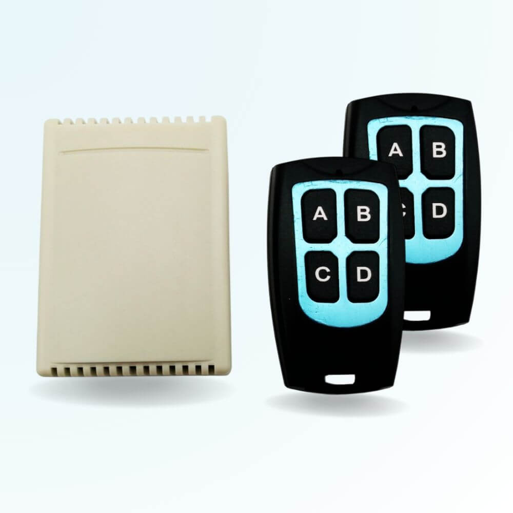 Module sans fil avec télécommande NEO 4 relais pour quatre portes