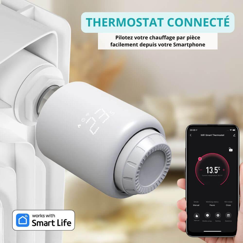 Contrôle du chauffage connecté par application Smartphone