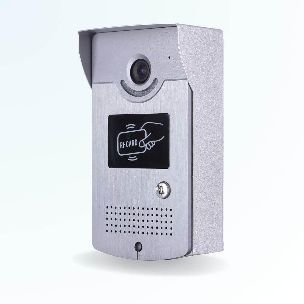 Platine de rue CARDS avec lecteur de badge RFID - Compatible interphone 4 fils