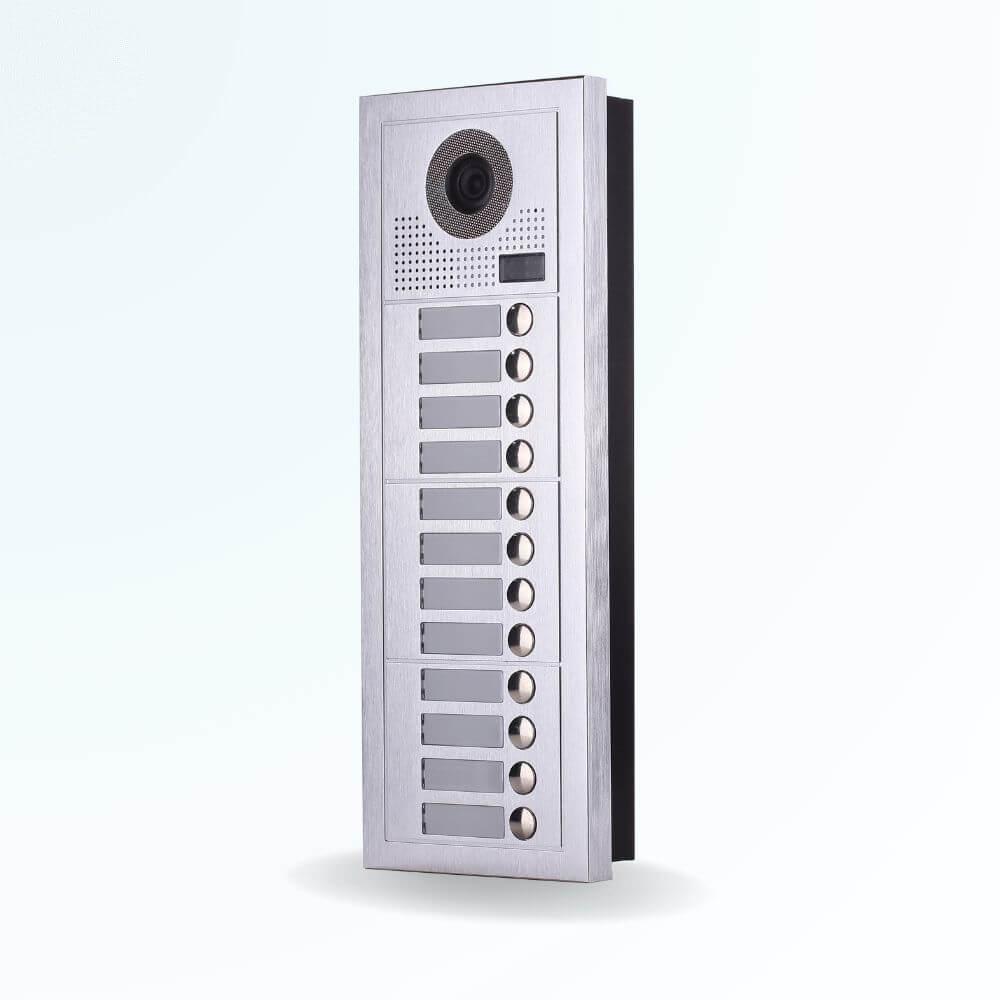 Platine de rue interphone pour 12 appartements