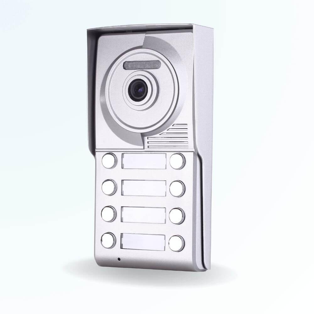 Platine de rue portier interphone video 2 fils 8 boutons VIZIGUARD NEO