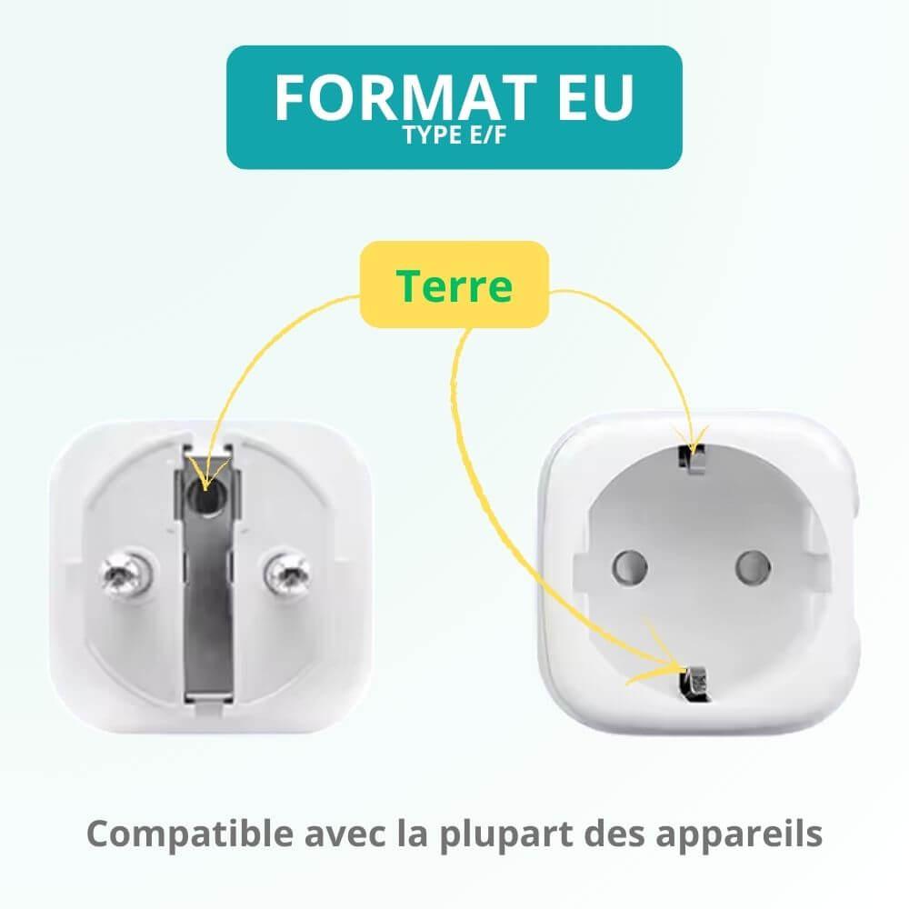 Prise connectée au format E/F