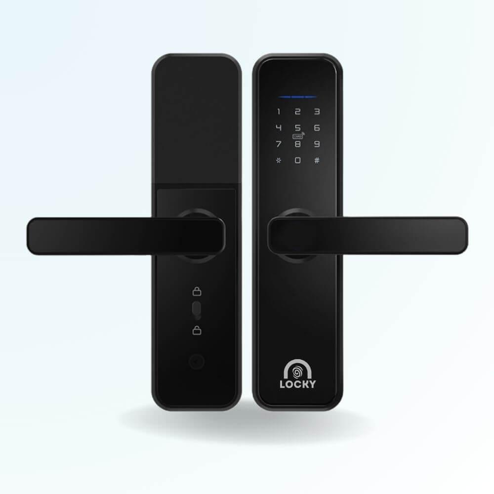 Serrure à code et badge connectée LOCKY-1