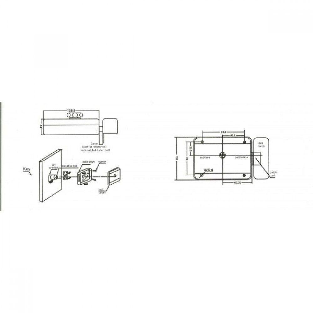 Shéma montage serrure électrique