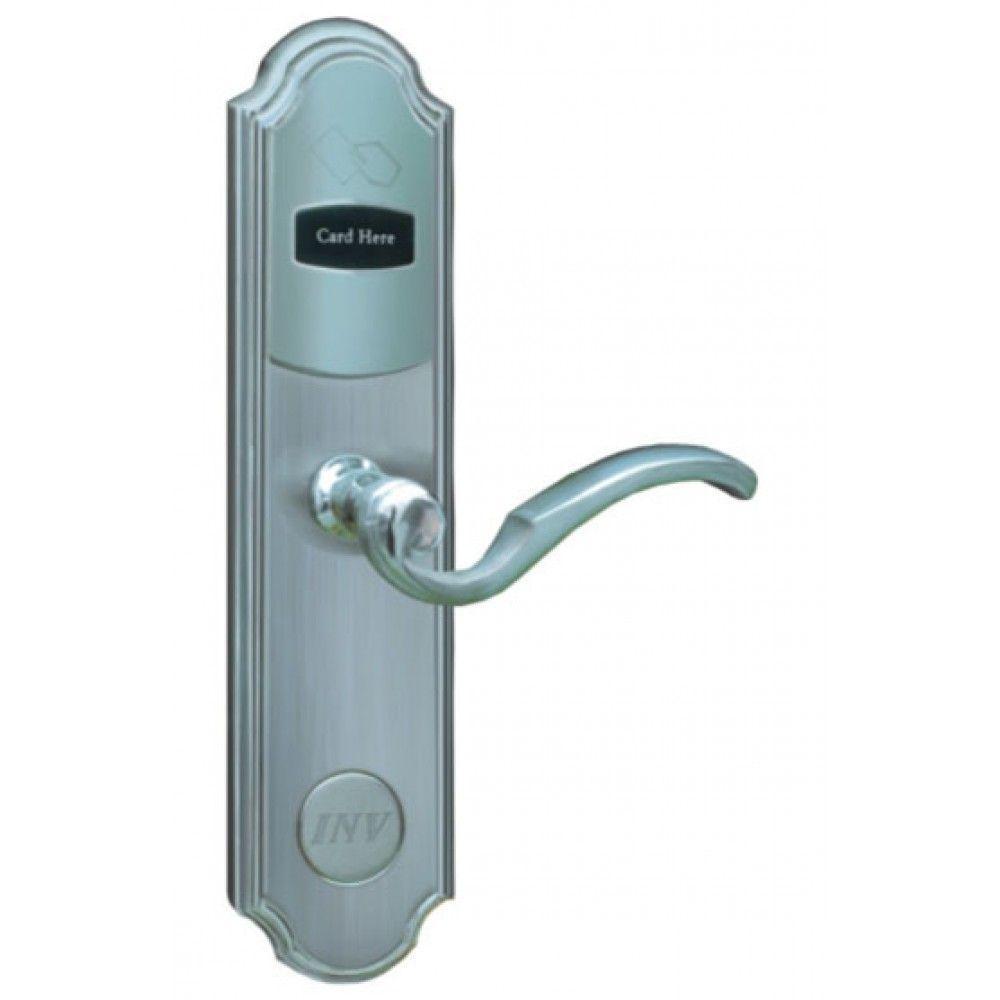 Serrure d'hotel RFID Zeno 3001 argent droite BT Security