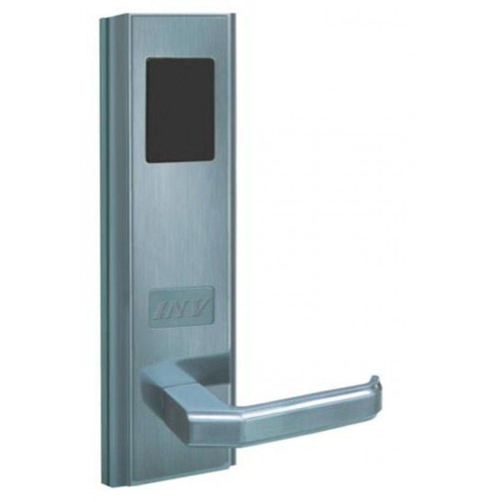 Serrure d'hotel RFID Zeno 811 argent droite BT Security