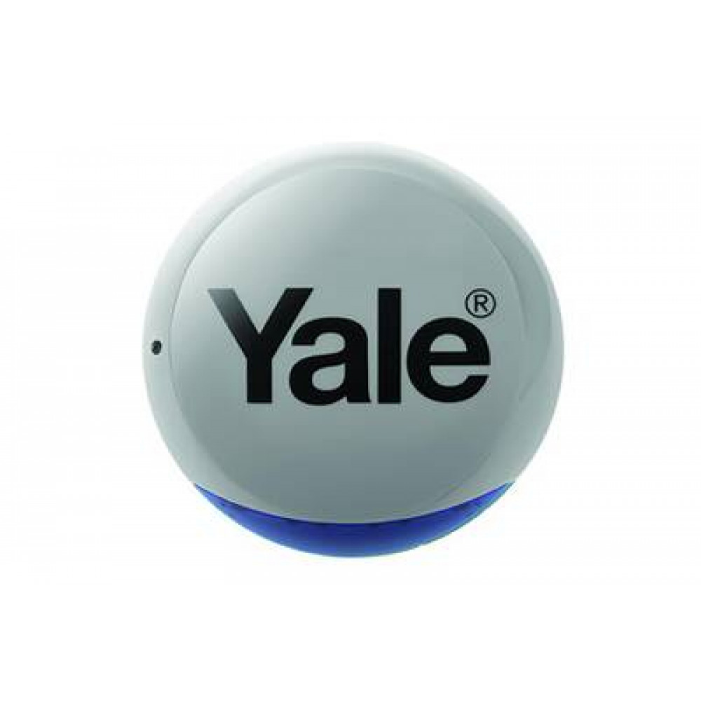 Compatible avec Alarme Yale SR Auto-protection Yale SR-BX-Gray Sirène Extérieure Flash 104dB Grise 