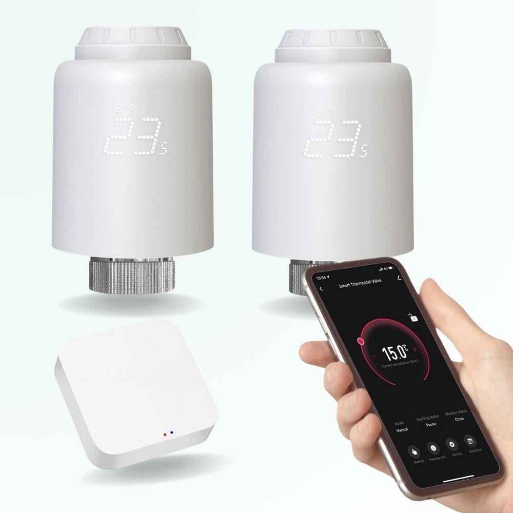 Pack de démarrage de Chauffage connecté programmable pour radiateur à hydraulique