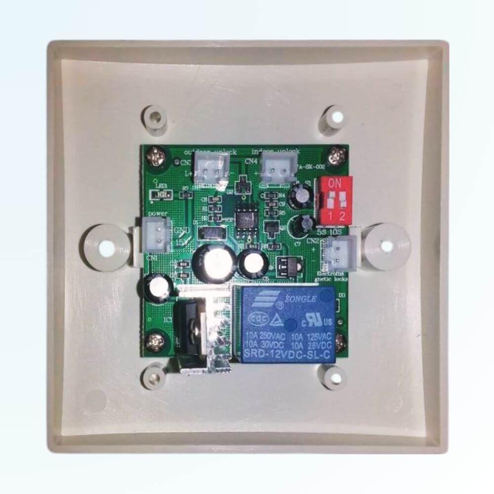 Connectique temporisateur pour interphone 4 fils