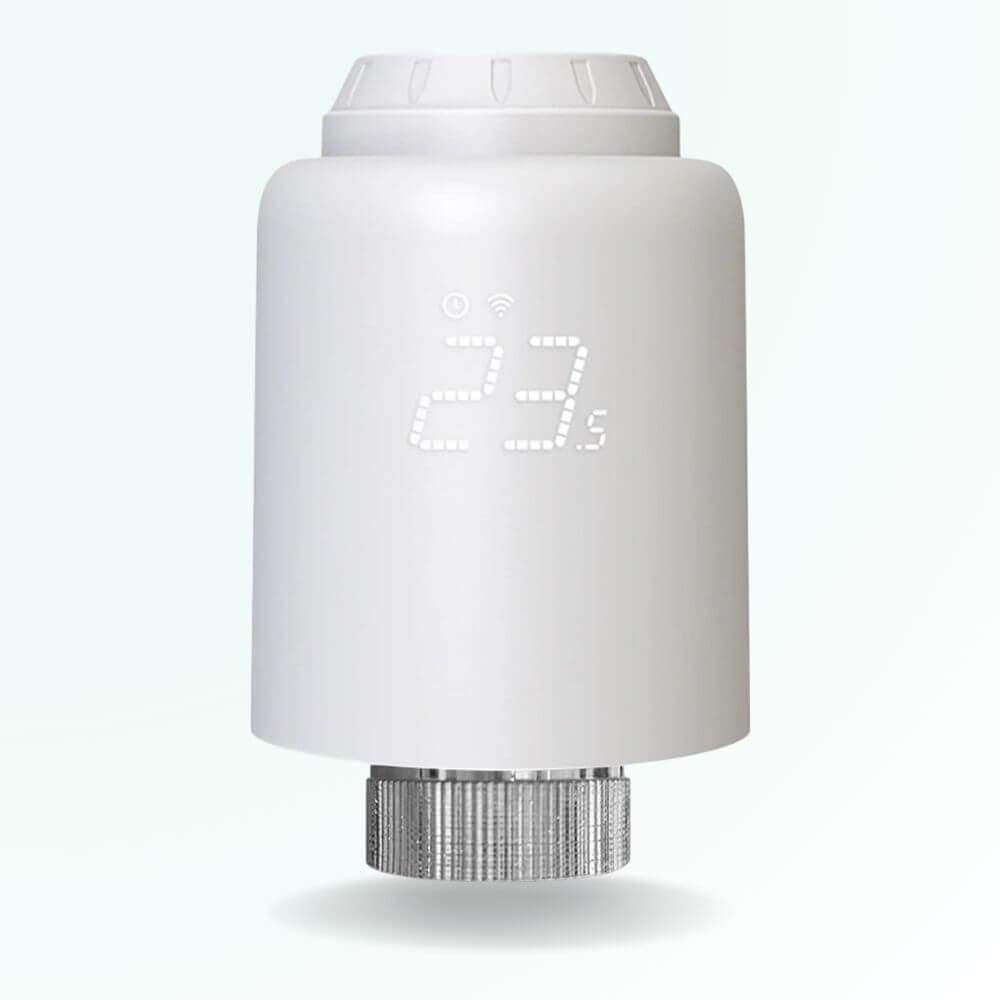 Vanne thermostatique connectée programmable pour radiateur à eau ZigBee