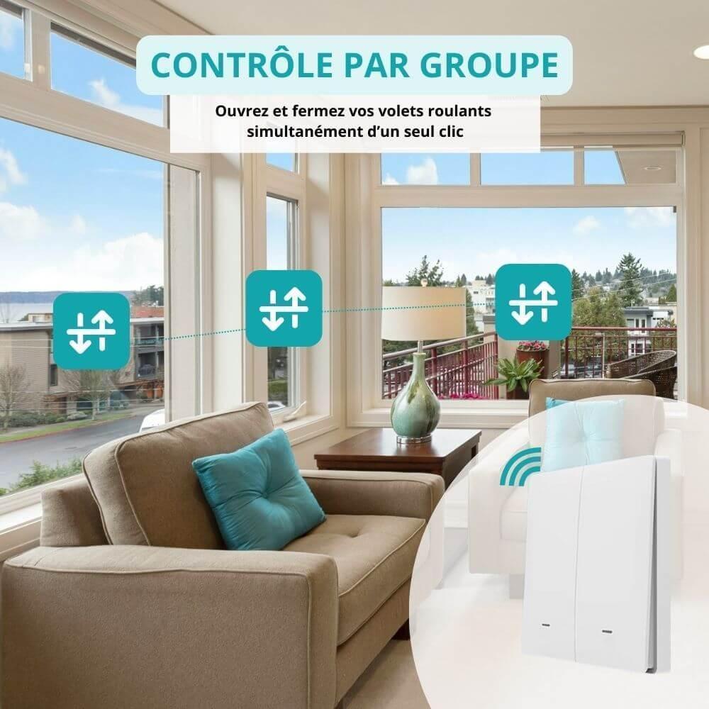 Contrôler plusieurs volets roulants sans fil