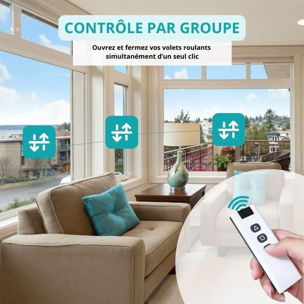Contrôler plusieurs volets roulants sans fil