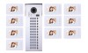 Interphone vidéo 10 appartements + 10 écrans