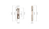 Dimensions Boitier serrure LOCKY 25/85
