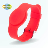 Bracelet RFID en silicone étanche ajustable MIFARE 13.56MHz