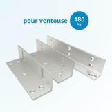 Equerre de fixation en ZL pour ventouses électromagnétiques 180 kg