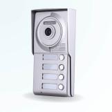 Platine de rue 4 boutons pour système interphonie 4 fils
