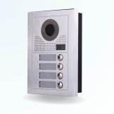 Platine de rue portier interphone video 2 fils 4 boutons VIZIGUARD MODERN