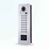 Platine de rue portier interphone 2 fils 4 boutons avec lecteur de cartes VIZIGUARD MODERN