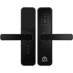 Serrure d'hôtel connectée à cartes et codes