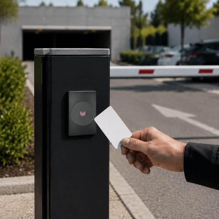 Contr&ocirc;le d'acc&egrave;s pour barri&egrave;re et portail de parking