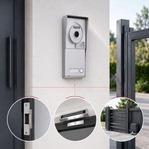 Visiophone compatible avec g&acirc;ches, ventouses et portails