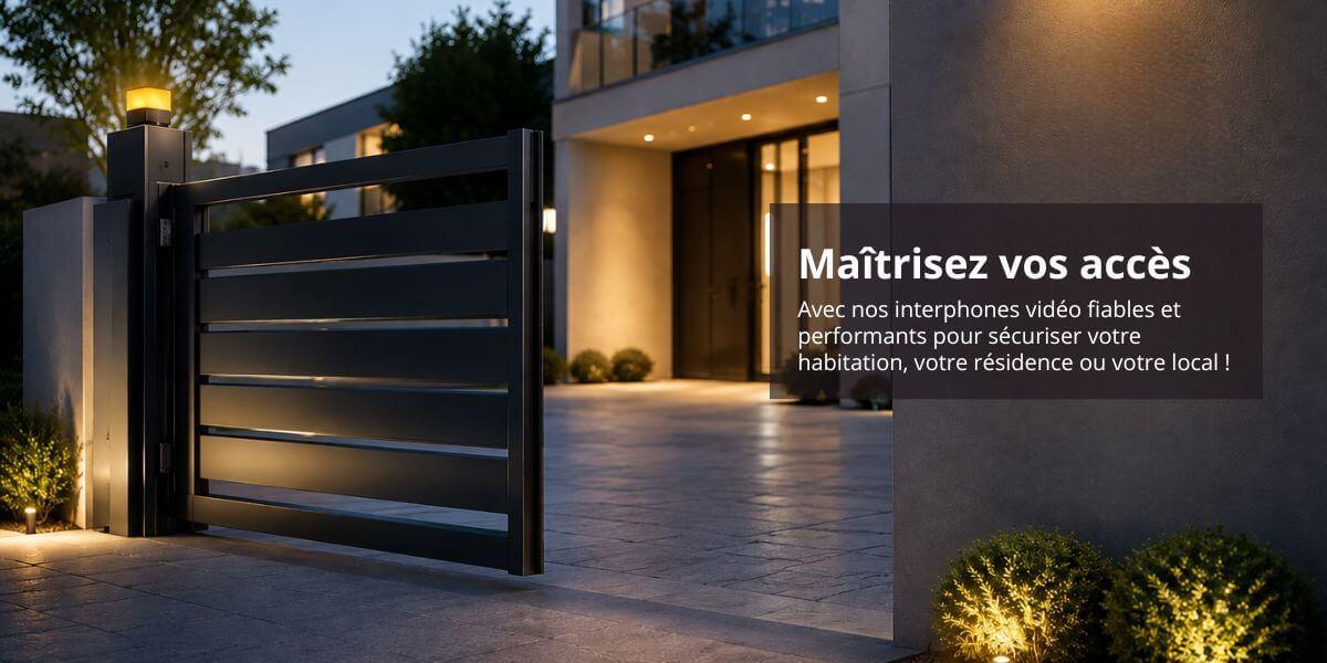 Contr&ocirc;lez vos acc&egrave;s simplement avec le visiophone ViziGuard