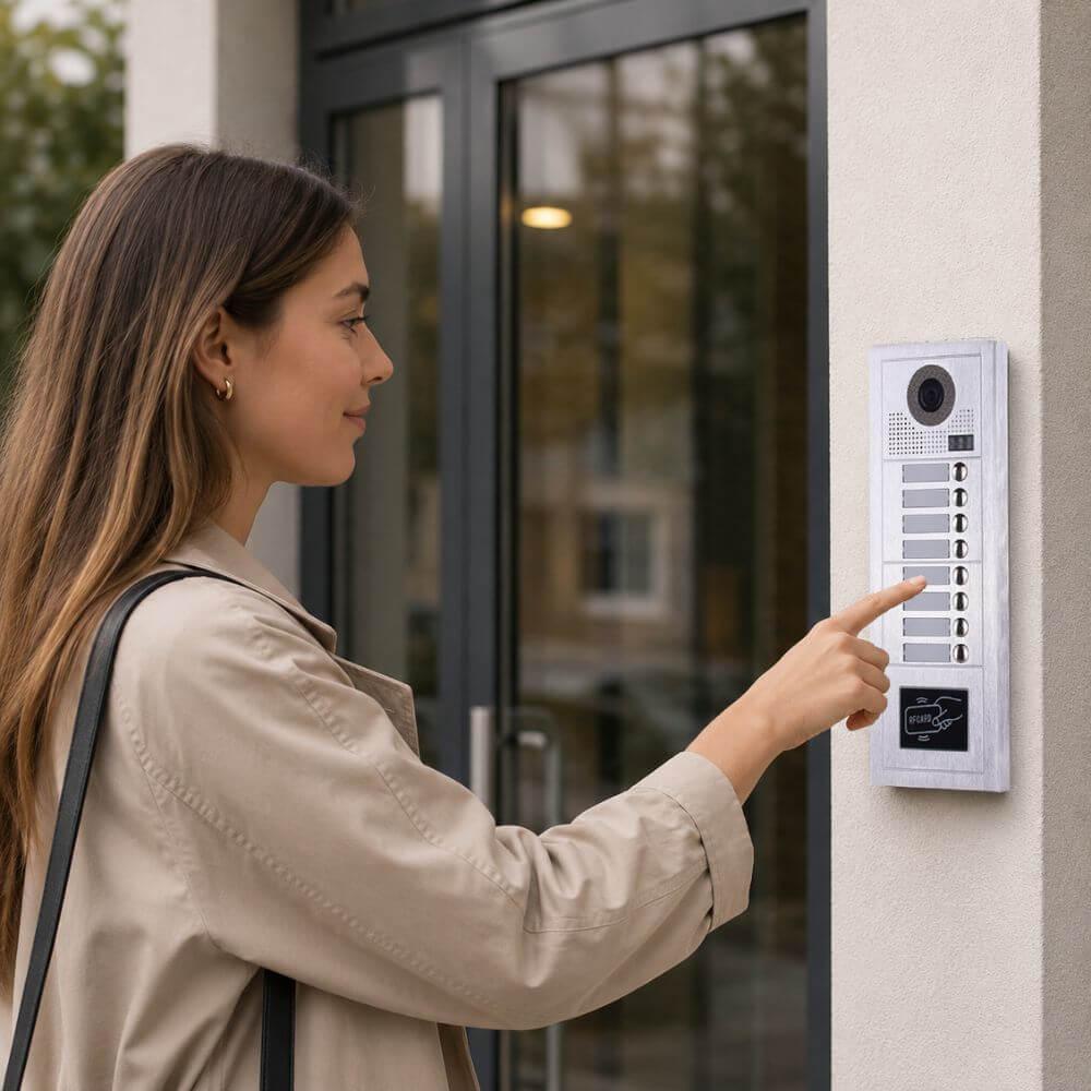 Portier interphone vid&eacute;o pour immeuble ViziGuard