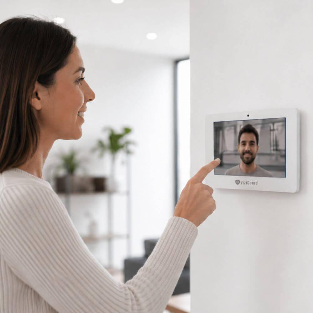 Visiophone connect&eacute; 7 pouces ViziGuard